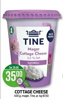 Kiwi COTTAGE CHEESE, NOK 35 tilbud
