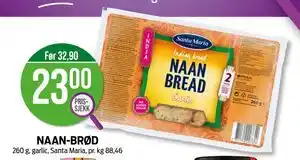 Kiwi NAAN-BRØD, NOK 23 tilbud