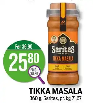 Kiwi TIKKA MASALA, NOK 25.8 tilbud