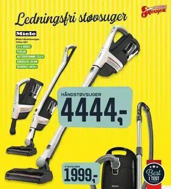 Skousen Miele håndstøvsuger Triflex HX1 tilbud
