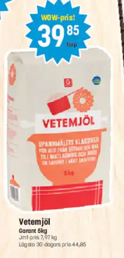 Eurocash GARANT Vetemjöl tilbud