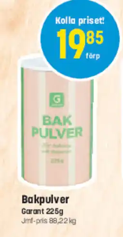 Eurocash GARANT Bakpulver tilbud