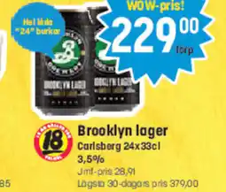 Eurocash CARLSBERG Brooklyn lager tilbud