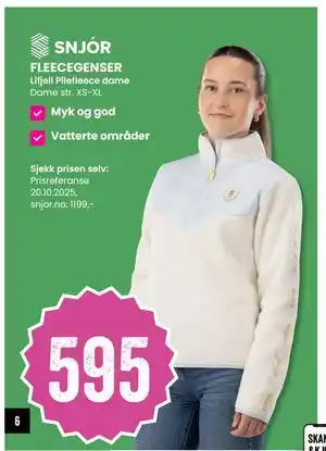 Sport Outlet FLEECEGENSER, NOK 595 tilbud