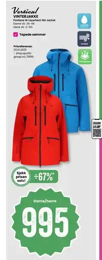 Sport Outlet VINTERJAKKE, NOK 995 tilbud