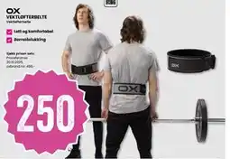 Sport Outlet VEKTLØFTERBELTE, NOK 250 tilbud
