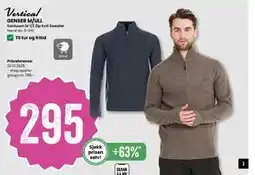 Sport Outlet GENSER M/ULL, NOK 295 tilbud