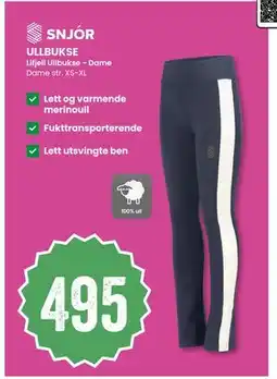 Sport Outlet ULLBUKSE, NOK 495 tilbud