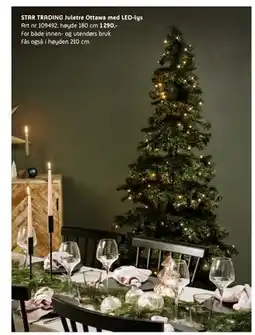ELON STAR TRADING Juletre Ottawa med LED-lys, NOK 1290 tilbud