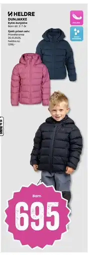Sport Outlet DUNJAKKE, NOK 695 tilbud