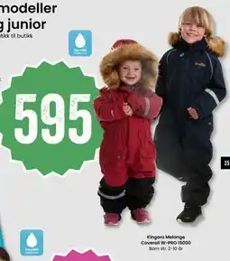 Sport Outlet Kingoro Melange Coverall W-PRO 15000, NOK 595 tilbud