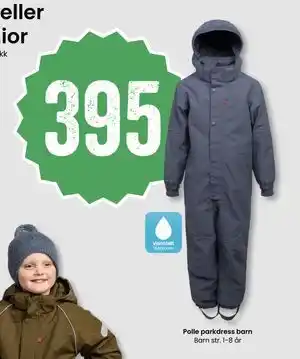 Polle parkdress barn, NOK 395