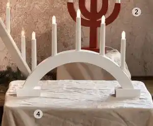 STAR TRADING Elektrisk lysestake Abbe, NOK 269