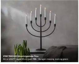 ELON STAR TRADING Adventslysestake Titus, NOK 799 tilbud
