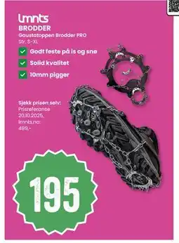 Sport Outlet BRODDER, NOK 195 tilbud