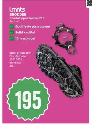 Sport Outlet BRODDER, NOK 195 tilbud