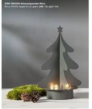 ELON STAR TRADING Adventslysestake Afton, NOK 349 tilbud