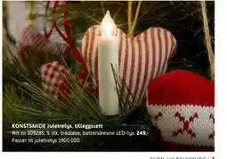 ELON KONSTSMIDE Juletrelys, tilleggssett, NOK 249 tilbud
