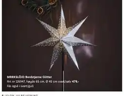 ELON MARKSLÖJD Bordstjerne Glitter, NOK 479 tilbud