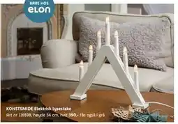 ELON KONSTSMIDE Elektrisk lysestake, NOK 390 tilbud