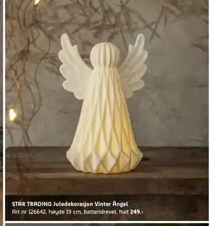 ELON STAR TRADING Juledekorasjon Vinter Ängel., NOK 249 tilbud