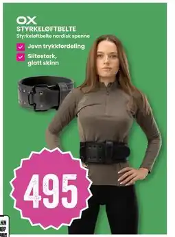 Sport Outlet STYRKELØFTBELTE, NOK 495 tilbud