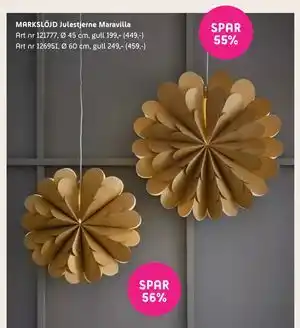 MARKSLÖJD Julestjerne Maravilla