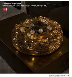 ELON KONSTSMIDE Lysslynge, NOK 199 tilbud