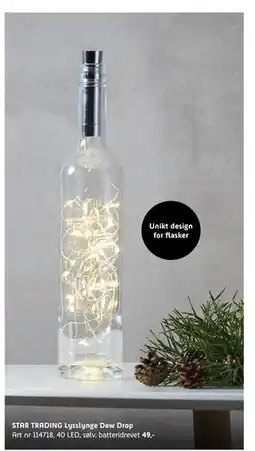 ELON STAR TRADING Lysslynge Dew Drop, NOK 49 tilbud