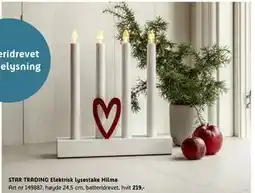 ELON STAR TRADING Elektrisk lysestake Hilma, NOK 219 tilbud