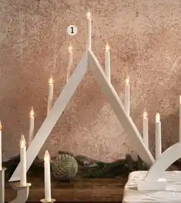 ELON STAR TRADING Elektrisk lysestake Arrow, NOK 999 tilbud