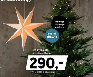 Julestjerne Cotton, NOK 290