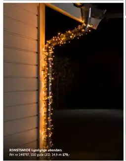 ELON KONSTSMIDE Lysslynge utendørs, NOK 179 tilbud