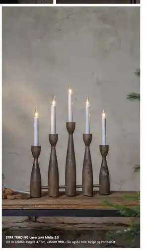 ELON STAR TRADING Lysestake Midja 2.0, NOK 990 tilbud