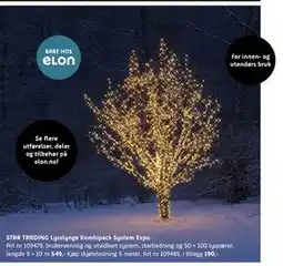 ELON STAR TRADING Lysslynge Kombipack System Expo tilbud