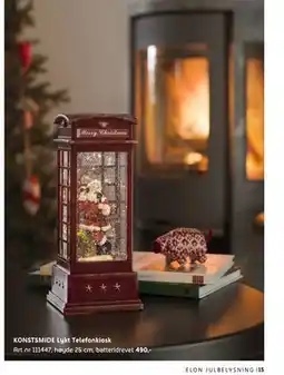 ELON KONSTSMIDE Lykt Telefonkiosk, NOK 490 tilbud