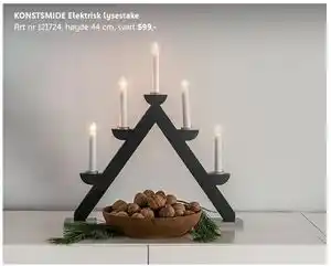 ELON KONSTSMIDE Elektrisk lysestake, NOK 599 tilbud