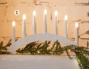 KONSTSMIDE Elektrisk lysestake, NOK 290