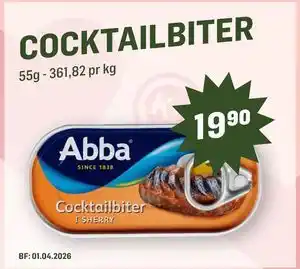 Holdbart Cocktailbiter, NOK 19.9 tilbud