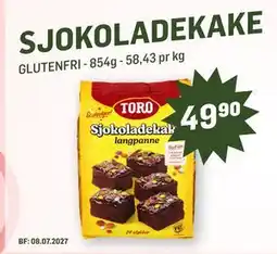Holdbart Sjokoladekake, NOK 49.9 tilbud