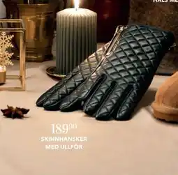 Apotek 1 SKINNHANSKER MED ULLFÔR, NOK 189.9 tilbud