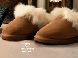 Apotek 1 SKINNTØFLER MED ULL, NOK 199.9 tilbud