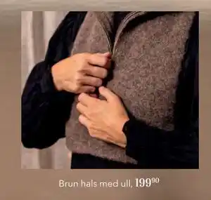 Apotek 1 Brun hals med ull, NOK 199.9 tilbud