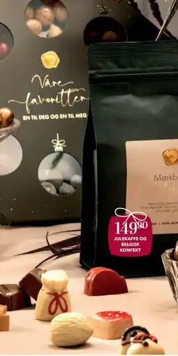 Apotek 1 JULEKAFFE OG BELGISK KONFEKT, NOK 149.9 tilbud