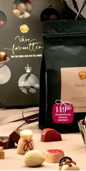 Apotek 1 JULEKAFFE OG BELGISK KONFEKT, NOK 149.9 tilbud