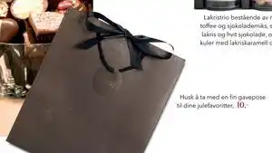 Apotek 1 Husk å ta med en fin gavepose til dine julefavoritter, NOK 10 tilbud