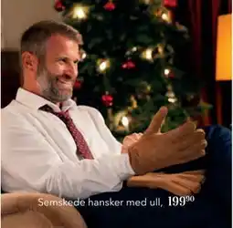 Apotek 1 Semskede hansker med ull,, NOK 199.9 tilbud