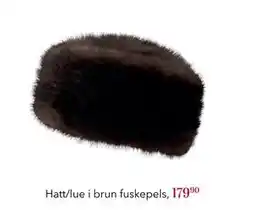 Apotek 1 Hatt/lue i brun fuskepels, NOK 179.9 tilbud