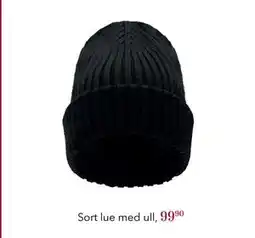Apotek 1 Sort lue med ull, NOK 99.9 tilbud