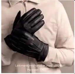 Apotek 1 Lammeskinnshansker med ullfôr Herrestr, NOK 189.9 tilbud